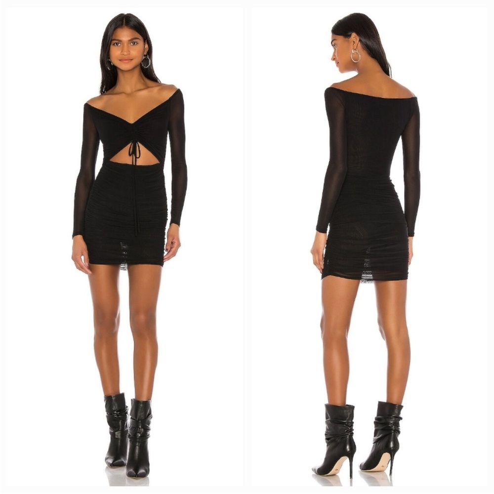 H:ours Eclair Dress in black NWT